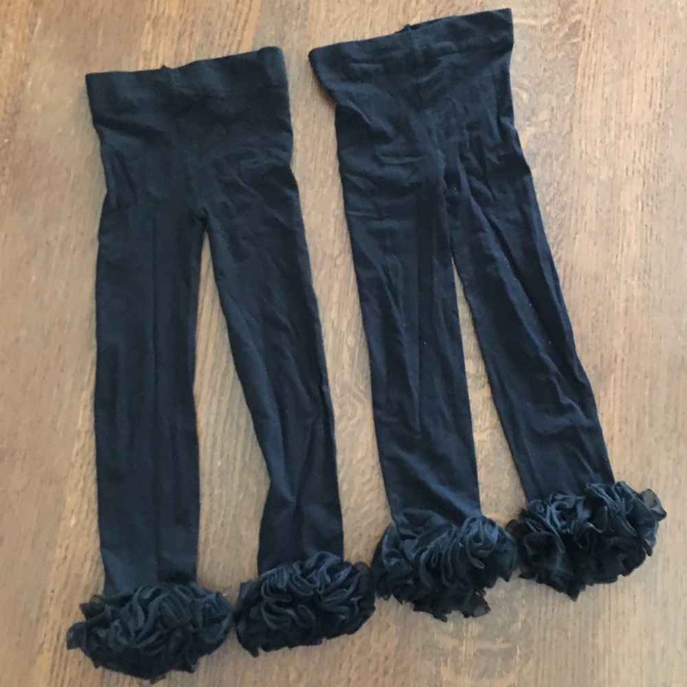 Ruffles Cuff Tights Set of 2